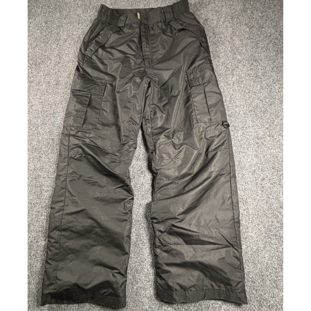 Pulse‎ Ski Pants Mens Small Black Insulated Cargo Snow Pants XSHL17 Winter Gear